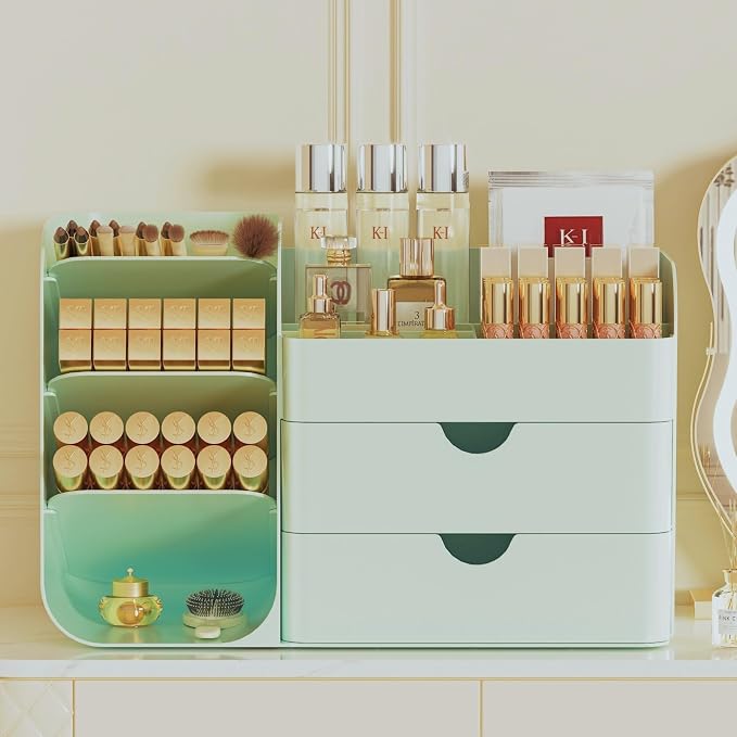 Makeup Organizer with Drawers, Large Capacity Countertop Organizer - Image 2