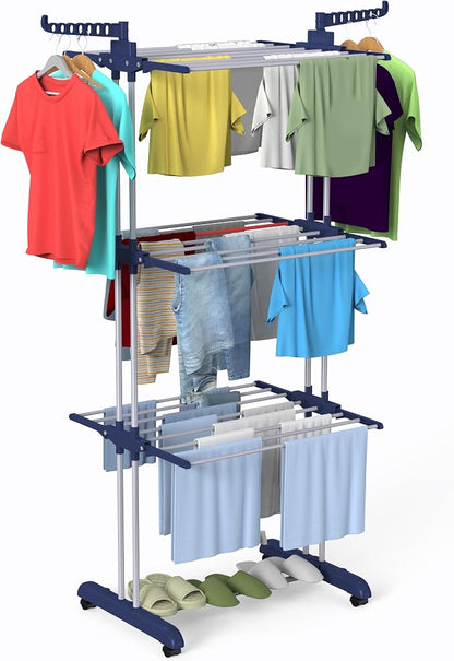 Bigzzia Clothes Drying Rack, 67.7 Inch Laundry Drying Rack by ThinkBigLiveBigger