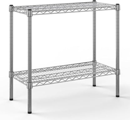 14" Deep x 30" Wide x 27" Height Wire Shelving Kit | 2-Tier | NSF Commercial by Regal+Altair