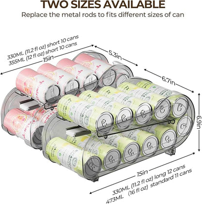 Drink Organizer for Fridge, Soda Can Organizer Dispenser for Refrigerator - Image 4
