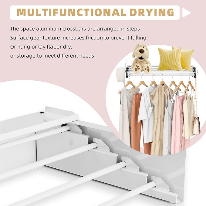 BAKON Wall Mounted Drying Rack - Image 3