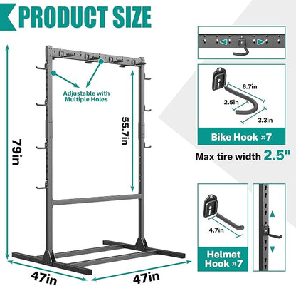 EVERHANGER Freestanding Bike Stand Rack - Image 2