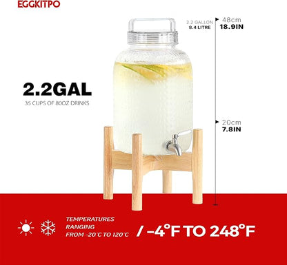EGGKITPO 2.2 Gallon Drink Dispensers - Image 5