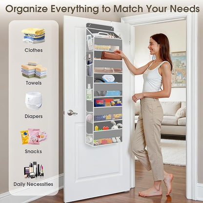 1 Pack Over The Door Organizer, Hanging Storage Organizer - Image 6