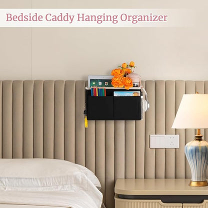 Bedside Caddy Bedside Hanging Storage Basket Bed Caddy - Image 4
