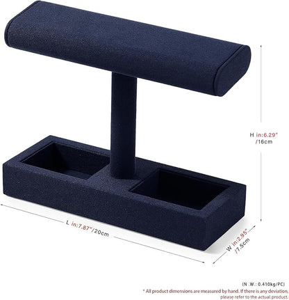 Oirlv Microfiber T-Bar Watch Display Stand Jewelry Display Props Jewelry - Image 8