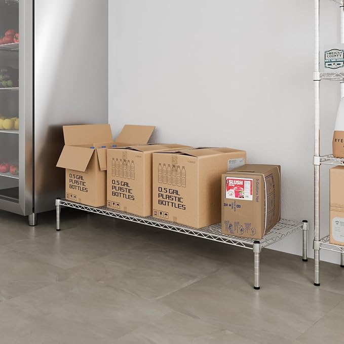 21" Deep x 60" Wide x 8" Height Wire Shelving Kit | 1-Tier | NSF Commercial - Image 6