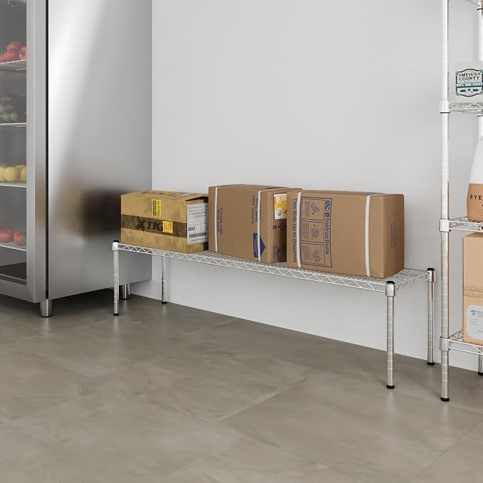 14" Deep x 60" Wide x 14" Height Wire Shelving Kit | 1-Tier | NSF Commercial - Image 6