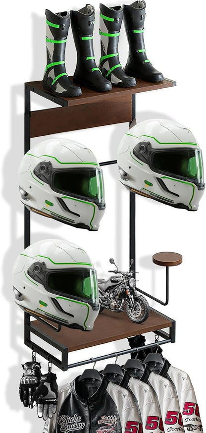 EleganceX Motorcycle Helmet Storage by ELEGANCEX