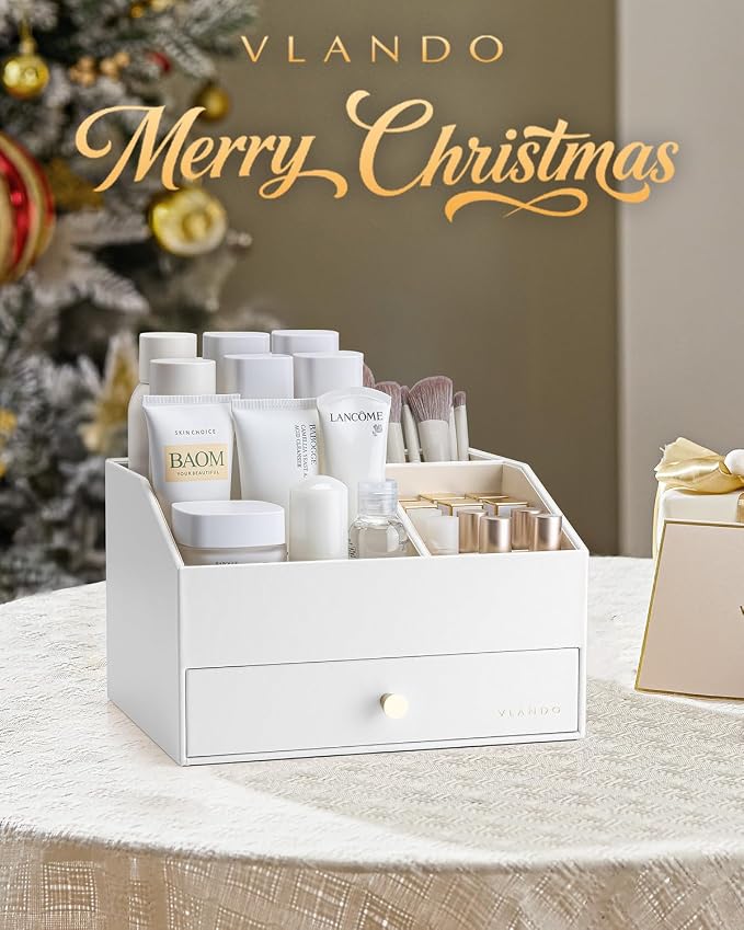 Vlando Makeup Organzier, Vanity Organizer - Image 2