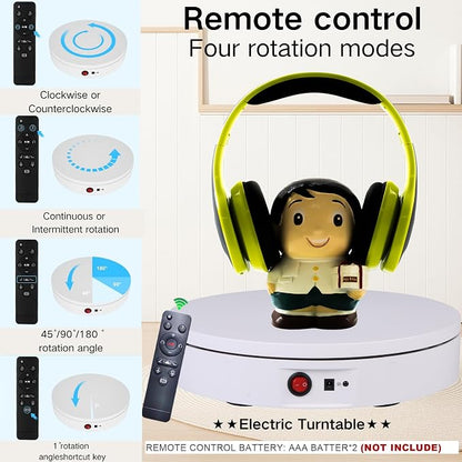 JAYEGT Motorized Rotating Display Stand, 350Lbs Load，360 Degree Electric - Image 4