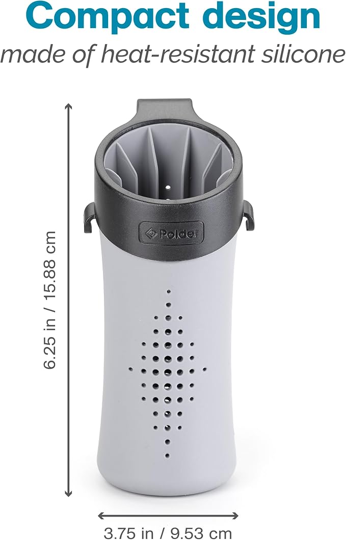 Polder BTH-7030-94 Hot Sleeve Hair Styling Tool Storage Caddy, - Image 2