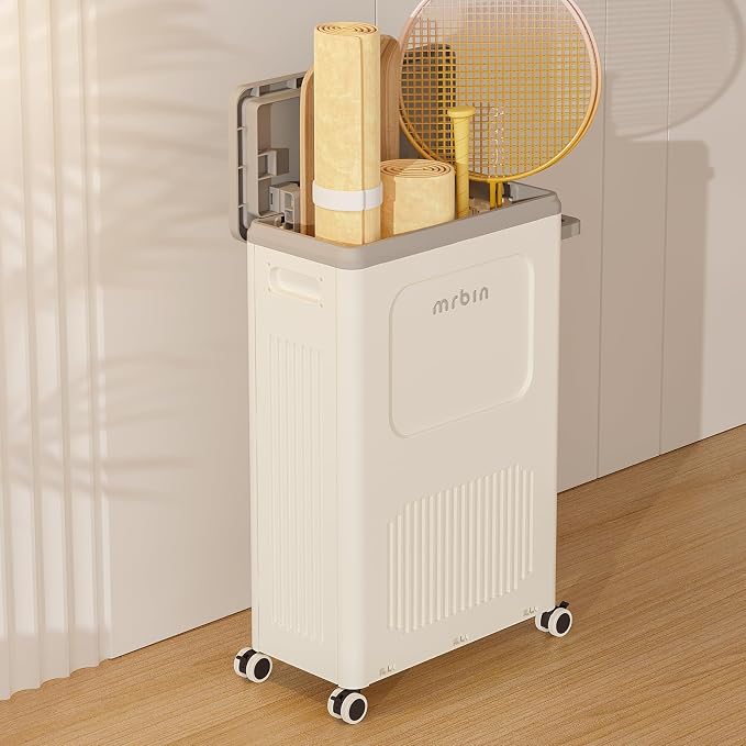 Mrbin Slim Plastic Storage Bins by mrbin