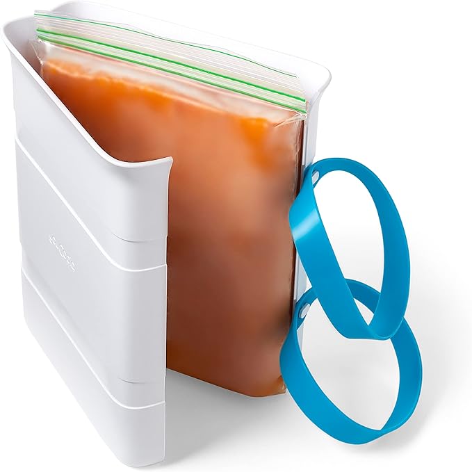YouCopia FreezeUp Freezer Food Block Maker, 6 Cup, Meal Prep Bag Container to by YouCopia