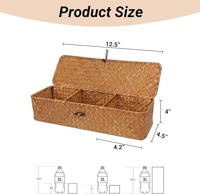 Nonam Seagrass Storage Small Basket - Image 2