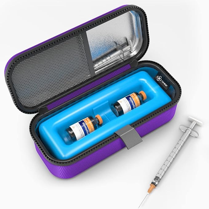 SHBC Medical Cooler Insulin Vial Carrying Travel Case Protector - Image 3