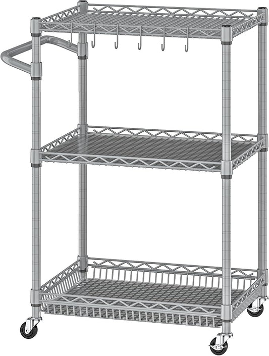 3 Tier Rolling Utility Carts by Alexayhome