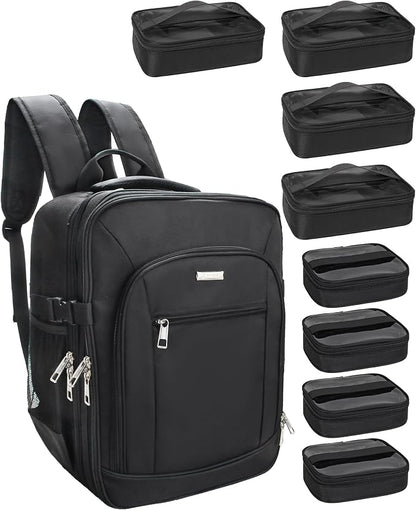 Makeup Backpack Professional Cosmetic Artist Bag Extra Large Travel Train Case by TANTO