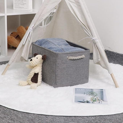 HNZIGE Shelf Baskets for Storage Storage Bins Fabric Storage Baskets for Shelves - Image 3