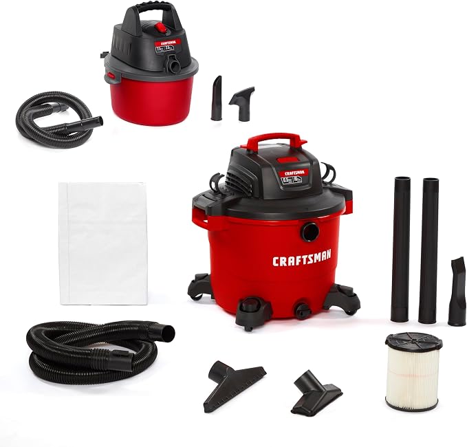 CRAFTSMAN CMXEVBE17595 16 Gal. 6.5 Peak HP Wet/Dry Shop Vacuum by CRAFTSMAN
