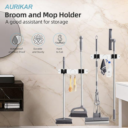 Broom Holder Wall Mount, Broom Hanger - Image 3