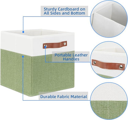 Temary Fabric Storage Bin 11x11 Cube Storage Bins - Image 3