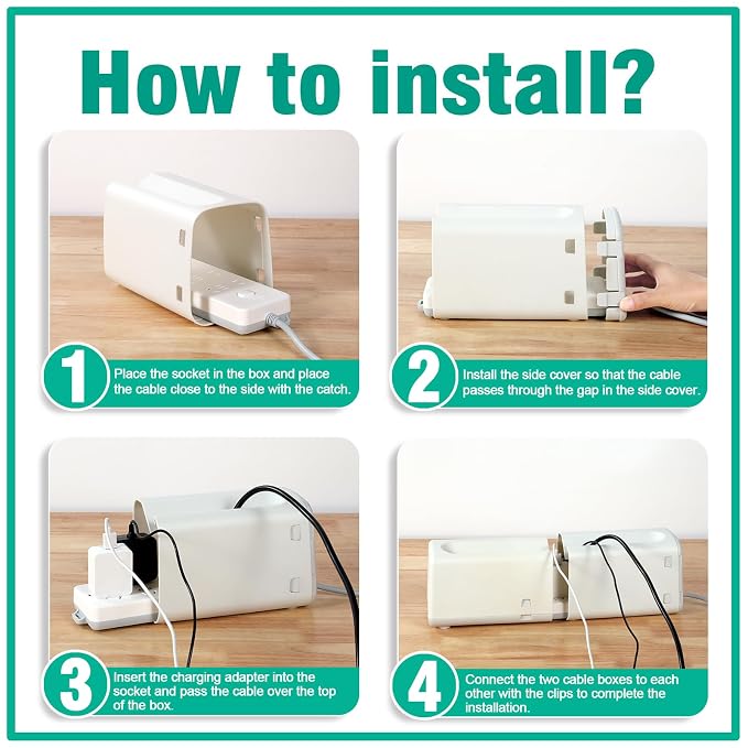 Improved Power Strip Cover Box 丨Outlet Covers Baby Proofing丨Outlet Cover - Image 5