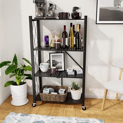 4 Tier Foldable Storage Shelf - Image 2