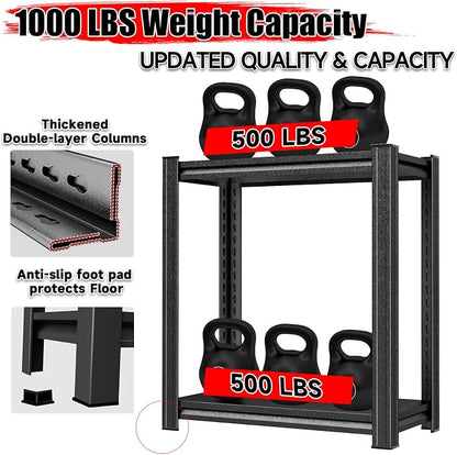 Garage Storage Shelves, 5 Tier Shelving Unit, 40 inch Wide, 18” Deep, 78” Tall - Image 4