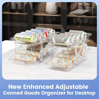 Drink Organizer for Fridge Soda Holder for Refrigerator Can Dispenser, - Image 4