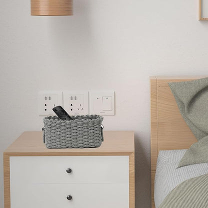 Small baskets for Organizing, Cute woven Storage basket - Image 3