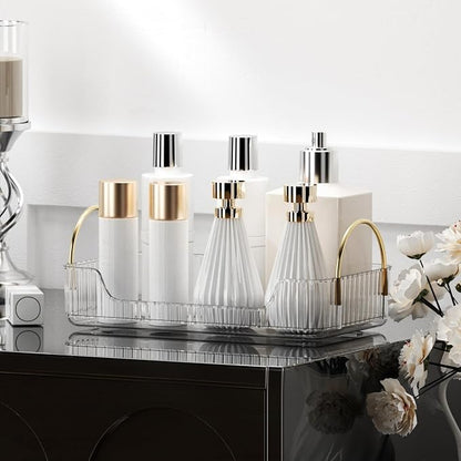 YCIA&DONE Bathroom Organizer Countertop, Makeup Storage, Skincare Cosmetic Tray by YCIADONE