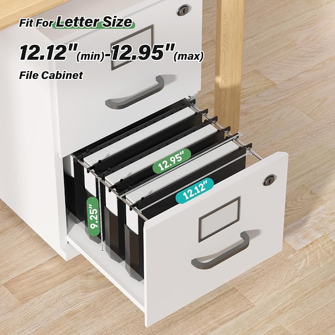 Plastic Hanging File Folders Letter Size, Heavy Duty 2" Expandable File Folder - Image 5