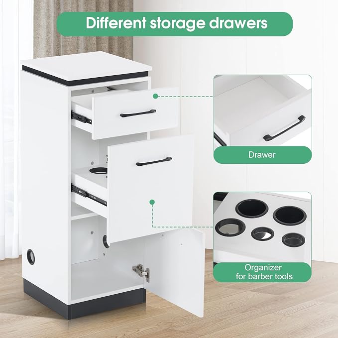 BarberPub Storage Cabinet for Barber Salon, Organizer - Image 6