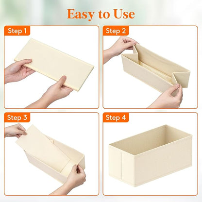 Lifewit 24 Pack Drawer Organizer, Dresser Underwear Drawer Organizer Bins - Image 6