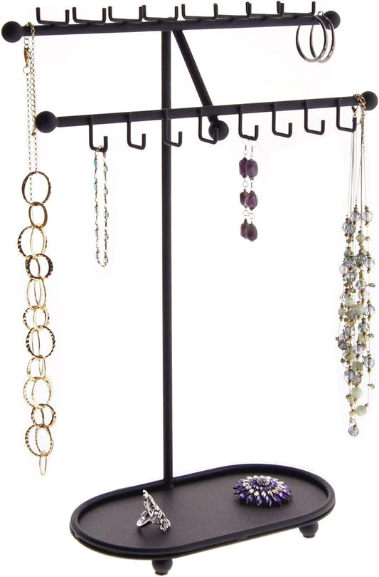 Angelynn's Sturdy Extra Long Necklace Holder Organizer Tall Tabletop Pendant by Angelynns
