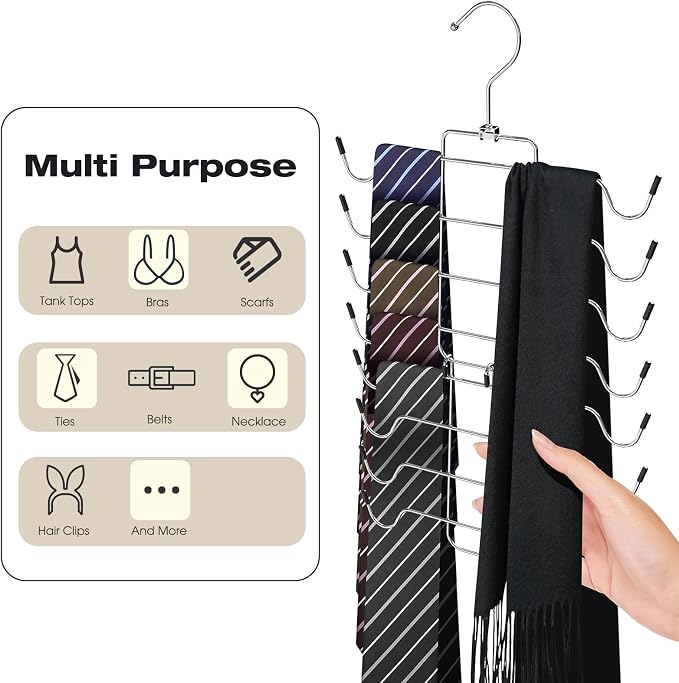 2 Pack Bra Organizer, Tank Top Hangers Space Saving, Closet Organizers and - Image 5