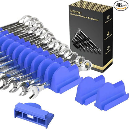 48 pcs MAGNETIC Modular Wrench Organizers by DEHOYI