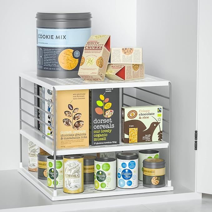 Upgraded Cabinet Organizers and Storage -Divided Compartment Holder - Image 2
