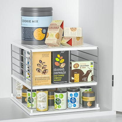 Upgraded Cabinet Organizers and Storage -Divided Compartment Holder - Image 2