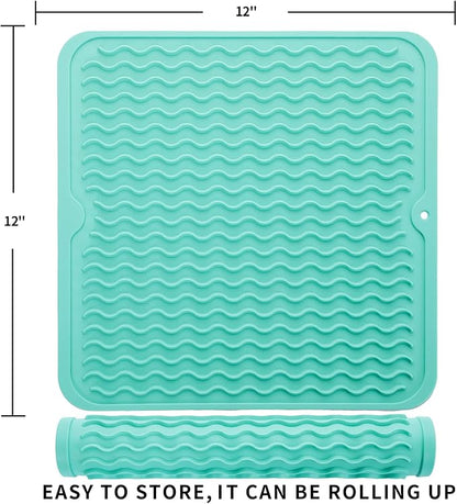 Silicone Dish Drying Mat for Multiple Usage, Easy clean, Eco-friendly, - Image 2