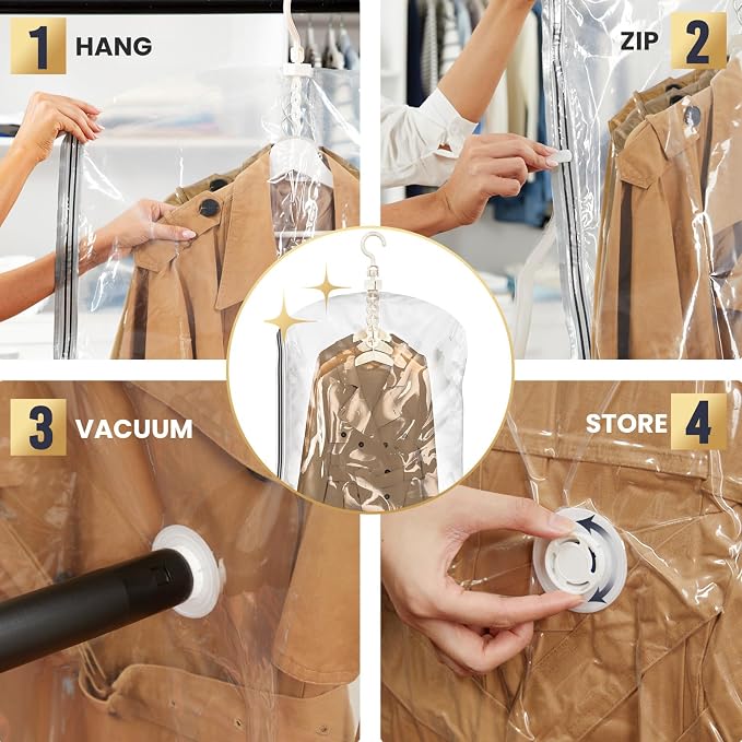 TAILI Hanging Vacuum Sealer Spave Saver Storage Bags - Image 5