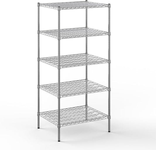 24" Deep x 30" Wide x 64" Height Wire Shelving Kit | 5-Tier | NSF Commercial by Regal+Altair