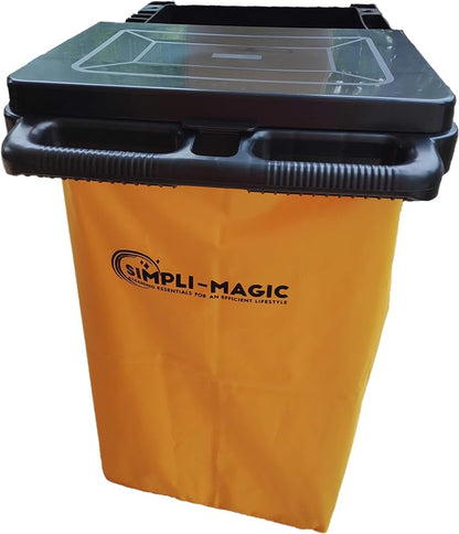SIMPLI-MAGIC Janitorial Cart, 330 lbs Capacity – 3-Shelf Commercial - Image 4