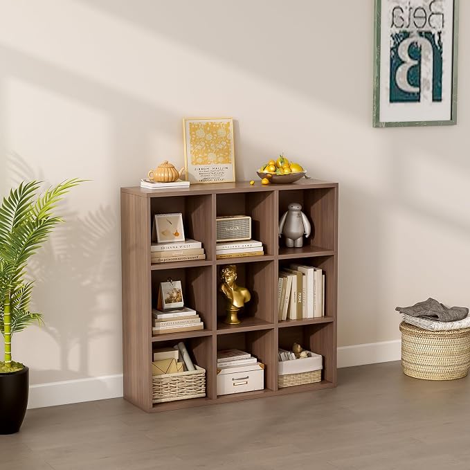 9-Cube Storage Shelf Bookcase - Image 3