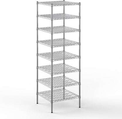 24" Deep x 24" Wide x 74" Height Wire Shelving Kit | 8-Tier | NSF Commercial by Regal+Altair