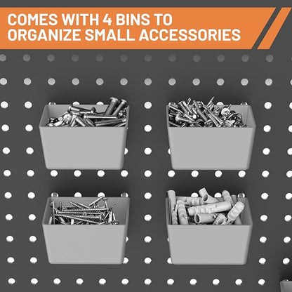 Ultrawall 120-Piece Pegboard Hooks Set, Peg Board Organizer Accessories - Image 4