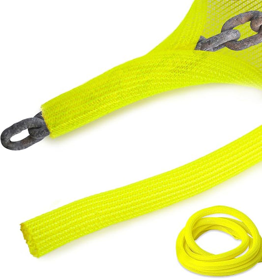 10 Ft High Visibility Chain Cover Kit High Visibility Yellow Cover Safety by WANGDEFA