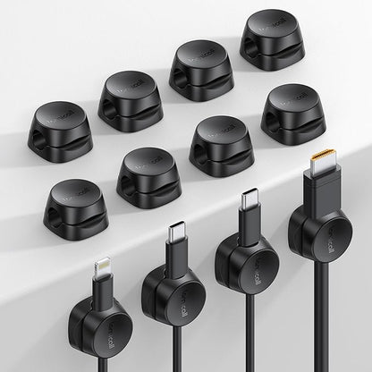 12Pack Cord Organizer Spring Clips, Office Desk Accessories by Lamicall