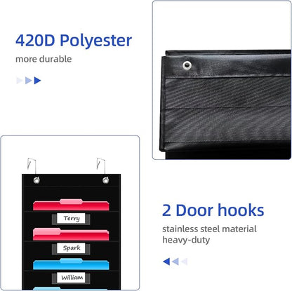REGELETO 12 Pockets File Storage Pocket Chart - Image 5